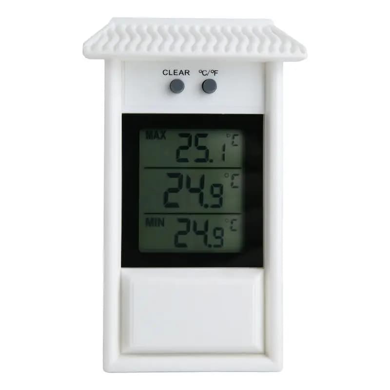 Thermomètre étanche de jardin, fenêtre extérieure Max Min, réfrigérateur, serre, compteur de tempéra