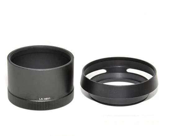 Pour Leica X1 X2 LA-49X1 49mm adaptateur de filtre d'objectif d'appareil photo anneau de Tube