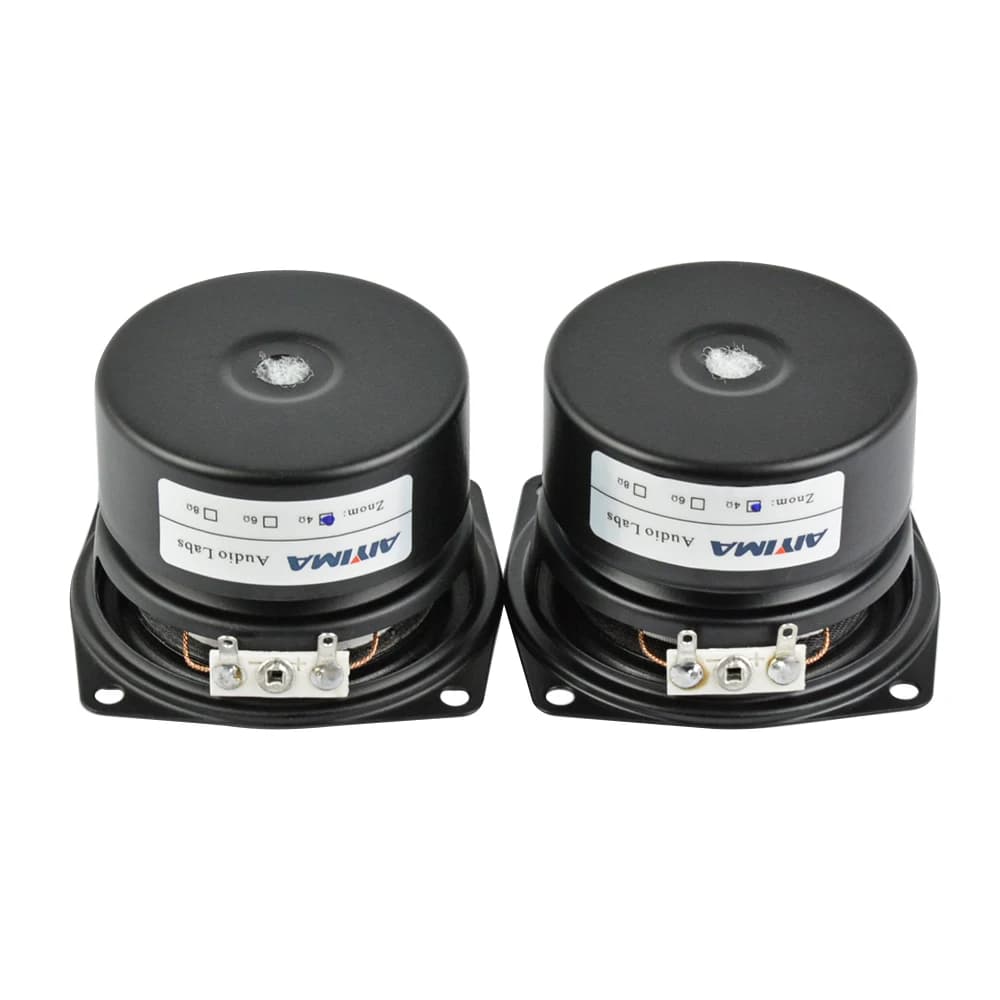 AIYIMA 2 pièces 2.5 pouces Audio gamme complète haut-parleur 4 8 Ohm HIFI Home cinéma 8-15W musique 