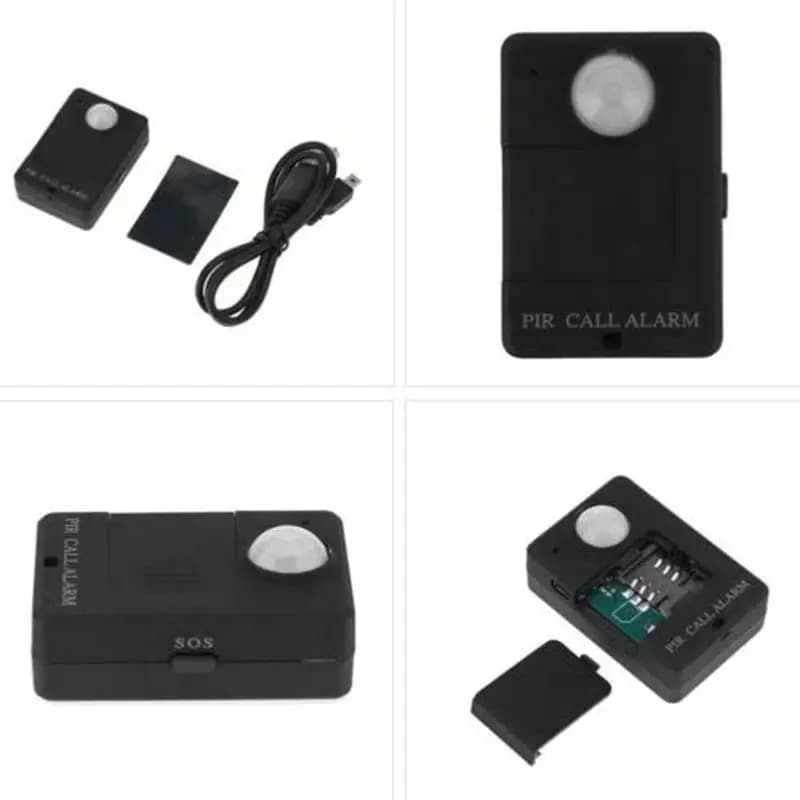 1xMini moniteur de détection d'alerte de mouvement GSM sans fil capteur infrarouge PIR MP alarme A9