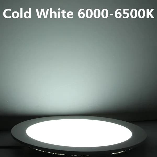 Spot Lumineux LED Encastrable pour le Plafond, Lumière Ultra Brillante, Ampoule Ronde à Intensité Ré
