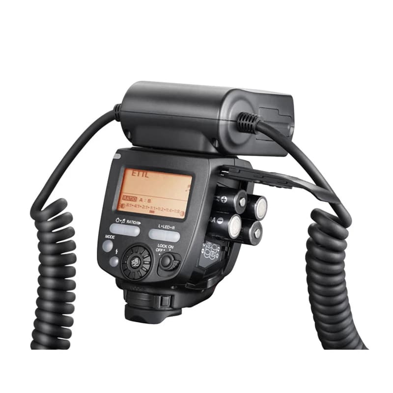YONGNUO – anneau Macro Flash YN24EX Speedlite, Double tête, lumière LED, pour appareil photo Canon S