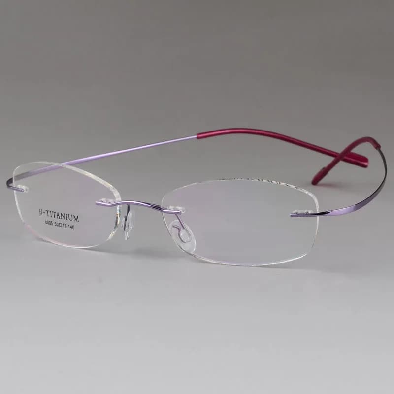 BCLEAR-Lunettes sans monture en titane pur unisexe, monture optique sans monture, lunettes à mémoire