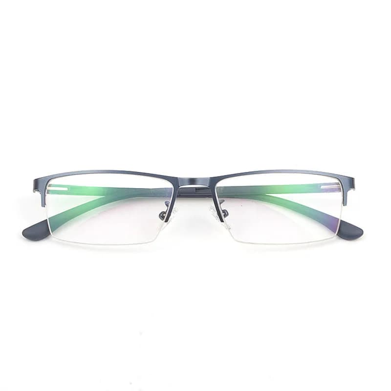 BCLEAR – lunettes à demi-bord en alliage métallique pour homme, verres optiques de Prescription, nou