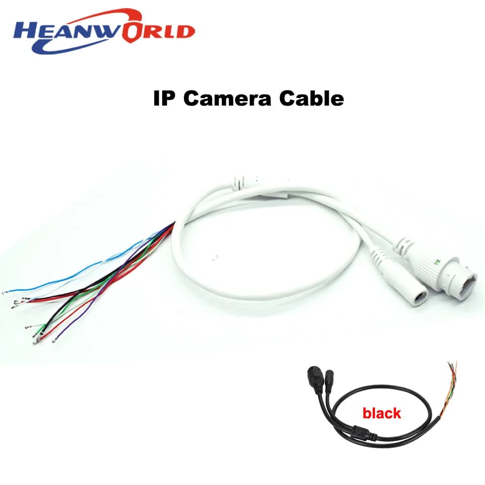 Heanworld-Câble de caméra de sécurité IP, câble de caméra réseau, câble de caméra de vidéosurveillan