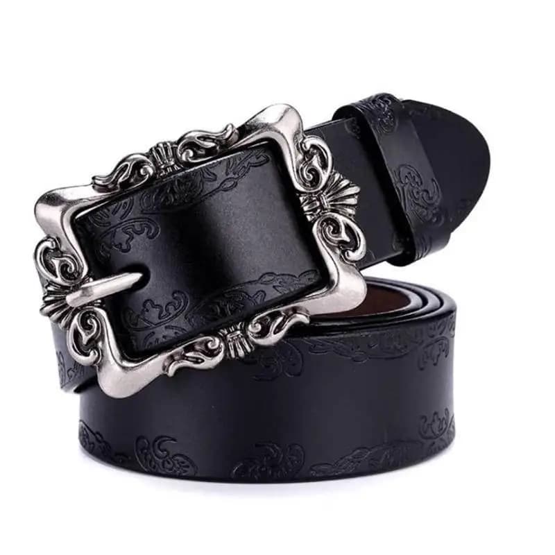 BOKADIAO ceinture en cuir véritable pour femmes chaudes Punk marque de luxe ceintures de créateur po