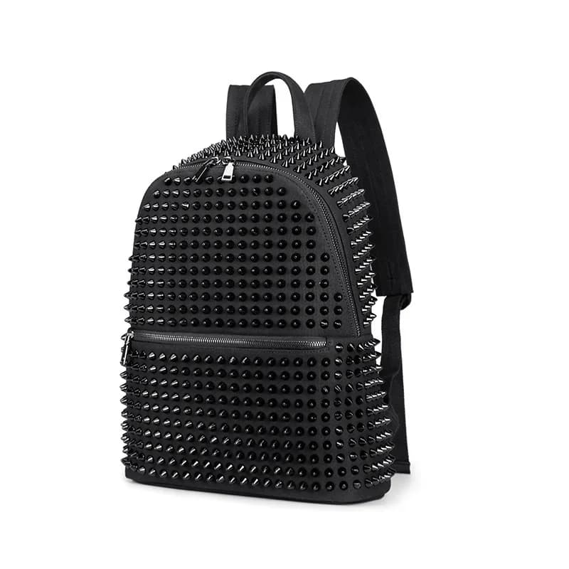 JIEROTYX – sacs à dos à rivets en cuir souple lavé pour femmes, sacoches d'école pour filles, sacs P