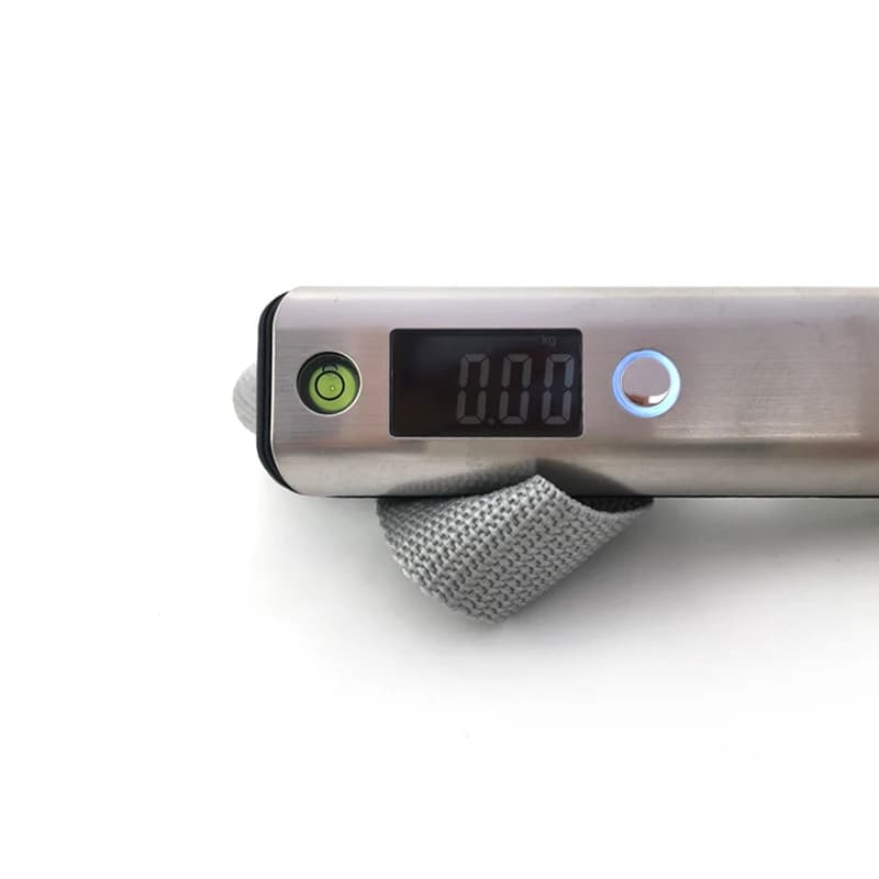 BECBI-Pèse-bagage avec niveau à bulle pratique et ruban à mesurer pour voyageur, balance électroniqu