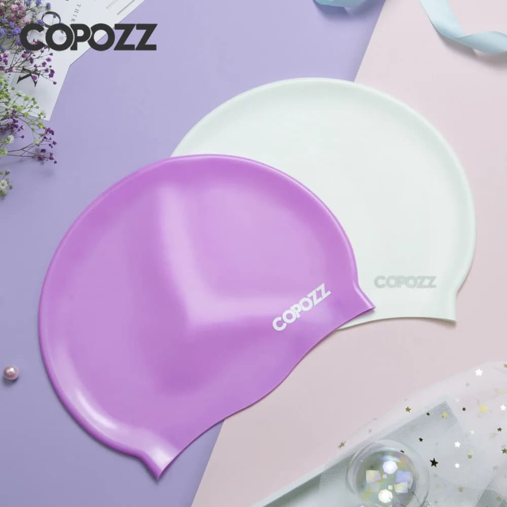 Copozz hommes élastique chapeau de natation grande taille vêtements de natation professionnel adulte