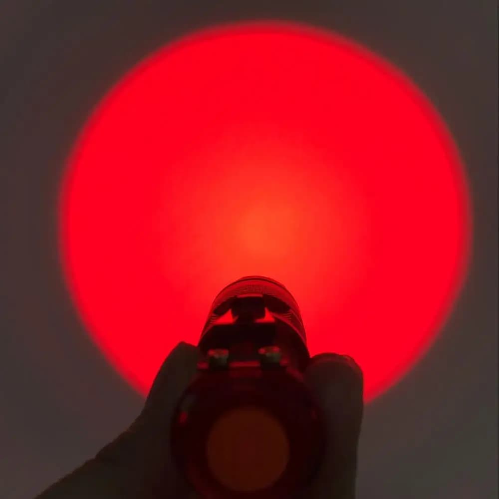 Lampe de poche à Zoom à lumière rouge, Mini chasse, abeilles, pêche, vaisseaux sanguins, astronomie,