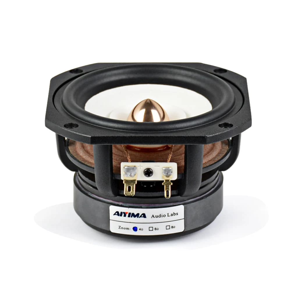 AIYIMA 1 pièce Haut-parleur large bande 4 pouces 4-8 Ohm 30W HIFI pour aigus, médiums et basses, pou