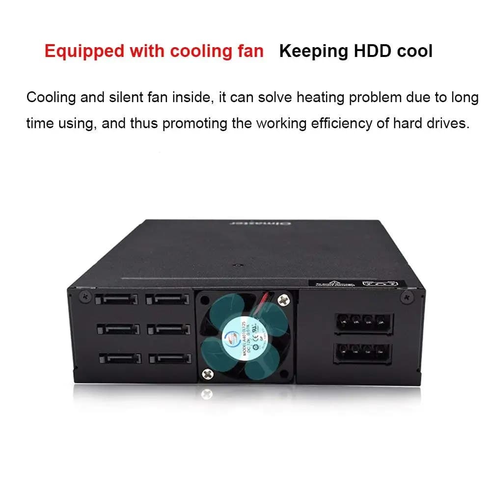 6 baies 4 baies 2.5 pouces SATA SSD HDD échange à chaud support/boîtier pour disque dur support de s