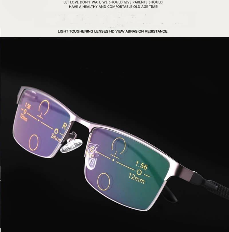 CHASHMA – lunettes de lecture photochromiques progressives, à Transition bifocale réglable, soleil