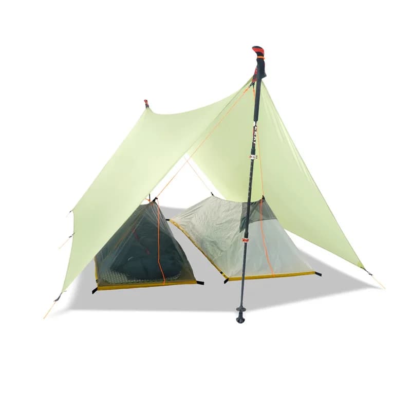 FLAME'S CREED 15D – tente de Camping en Nylon et Silicone, bâche de protection contre la pluie, les 