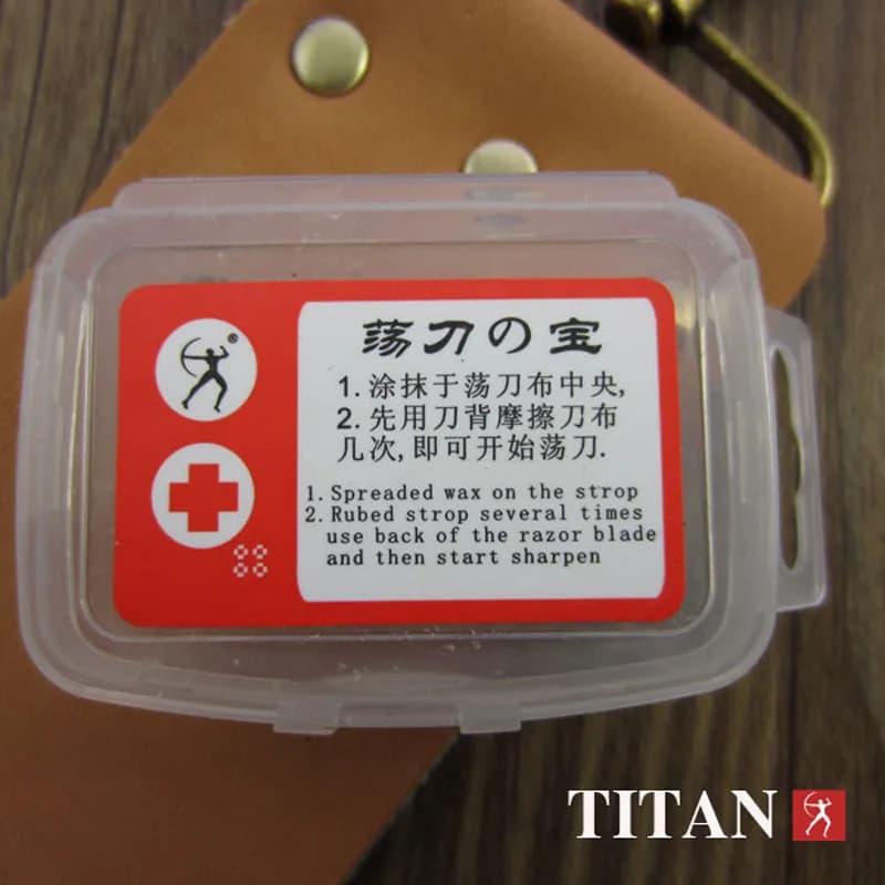Titan – rasoir droit pour barbier, pour barbe, couteau de rasage pour hommes, sécurité