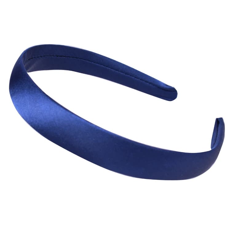 Bandeaux en résine recouverts de satin pour enfants, bandes de cheveux en satin solide, cerceau de c