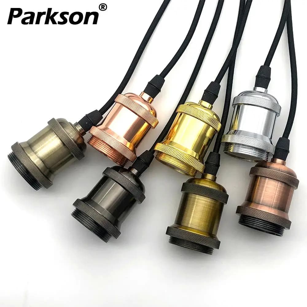 Support de lampe rétro industrielle, lampe Edison rétro Vintage, lumière pendentif à douille, E27, b