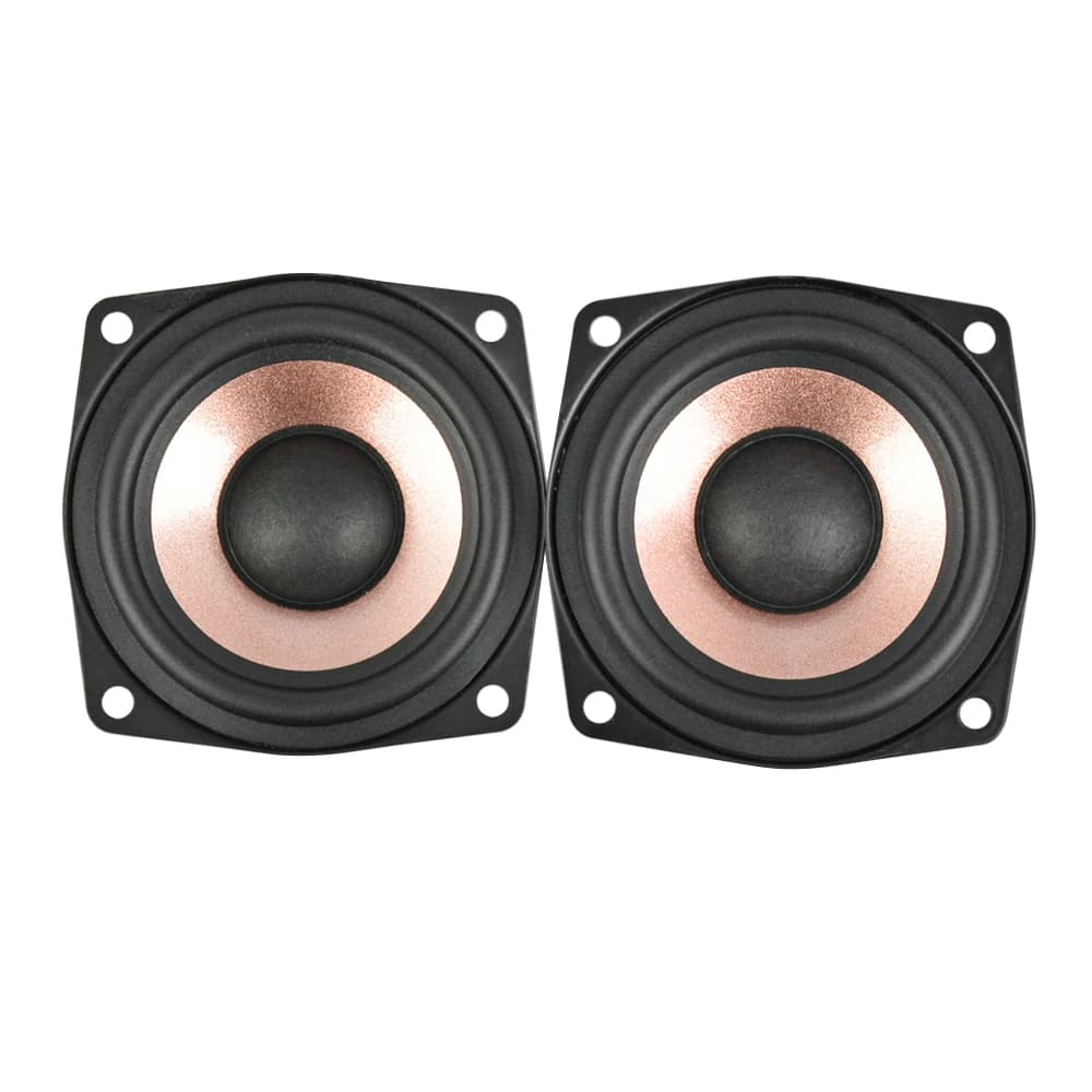 AIYIMA 2 pièces 2.5 pouces Audio gamme complète haut-parleur 4 8 Ohm HIFI Home cinéma 8-15W musique 