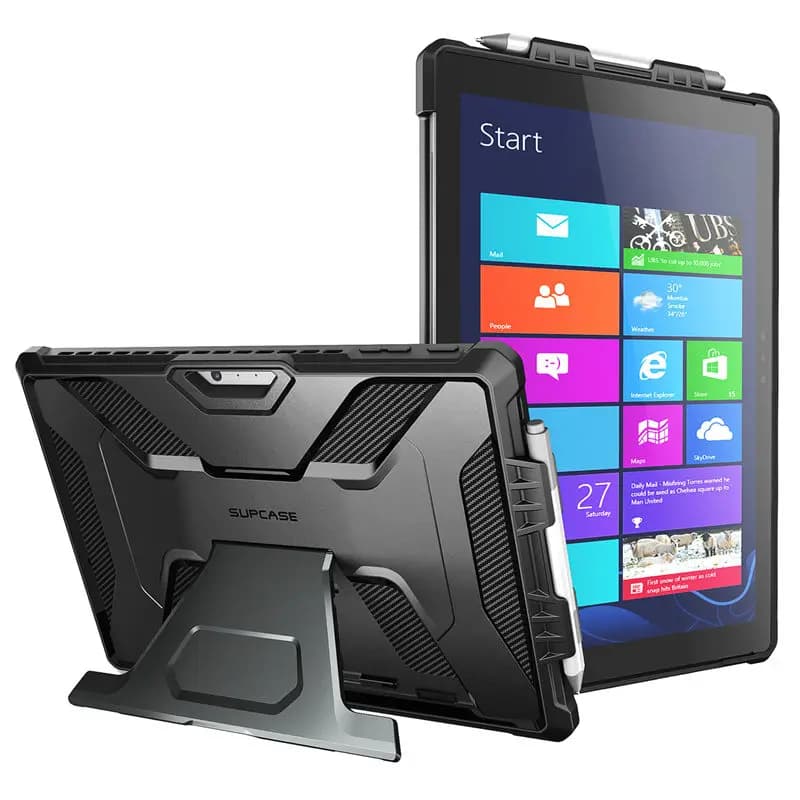 SUPCASE pour Surface Pro 7 2019/Pro 6/Pro 5/Pro 4/Pro LTE, étui UB PRO avec support intégré, housse 