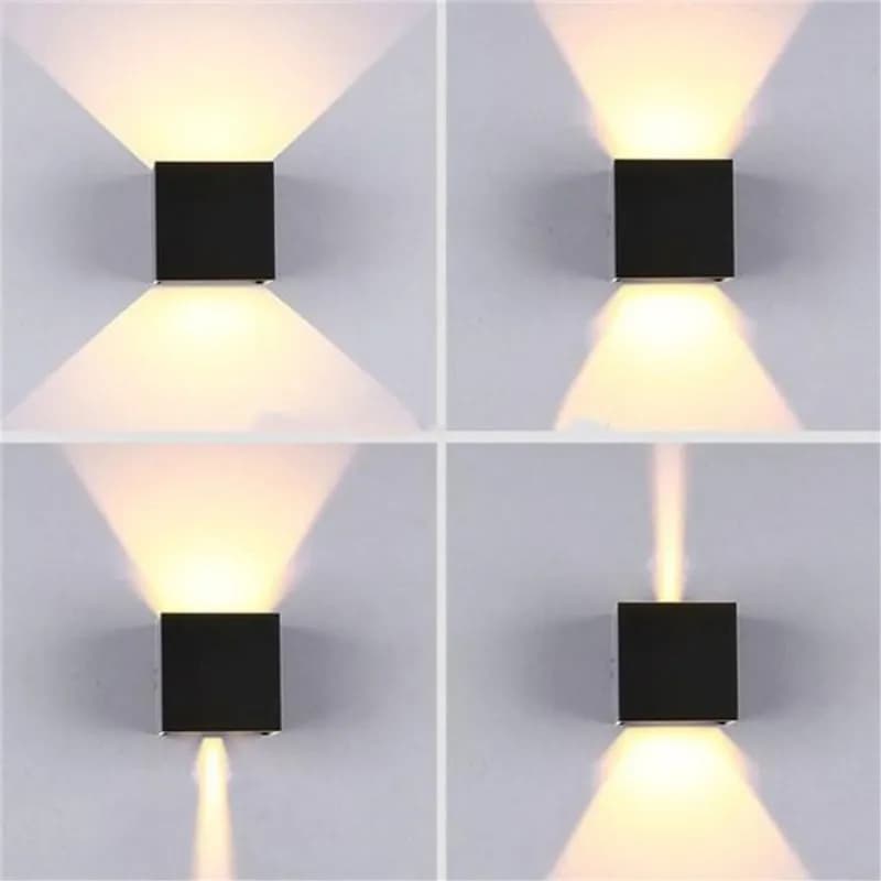 6W 12W mur LED lumière extérieure étanche IP65 porche jardin applique balcon terrasse décoration écl
