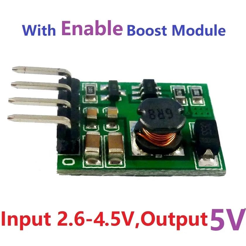 Avec activation ON/OFF DC-DC 3V 3.3V 3.7V 4.2V 5V à 5V 6V 9V 12V convertisseur élévateur de tension 