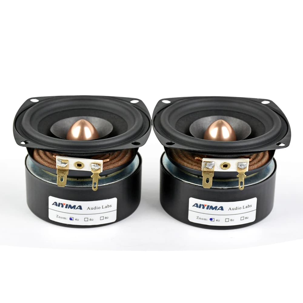 AIYIMA-Haut-parleur audio à gamme complète, HiFi Bullet, aigus, médiums, basses, haut-parleur bricol