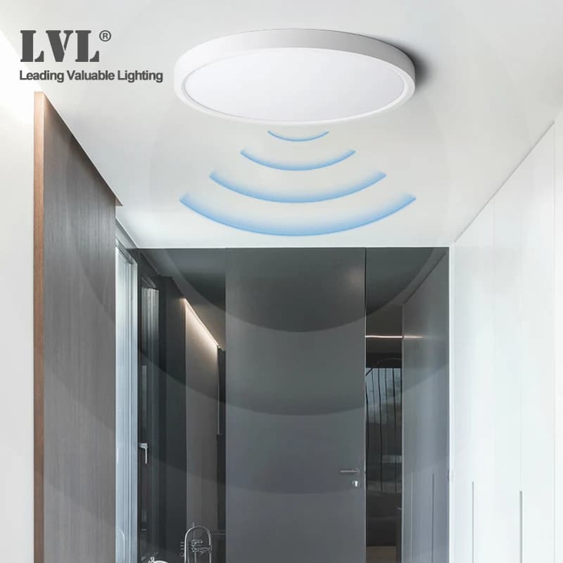 LED Radar Induction plafonnier 5.8G 110V 220V capteur de mouvement monté en Surface moderne plafonni