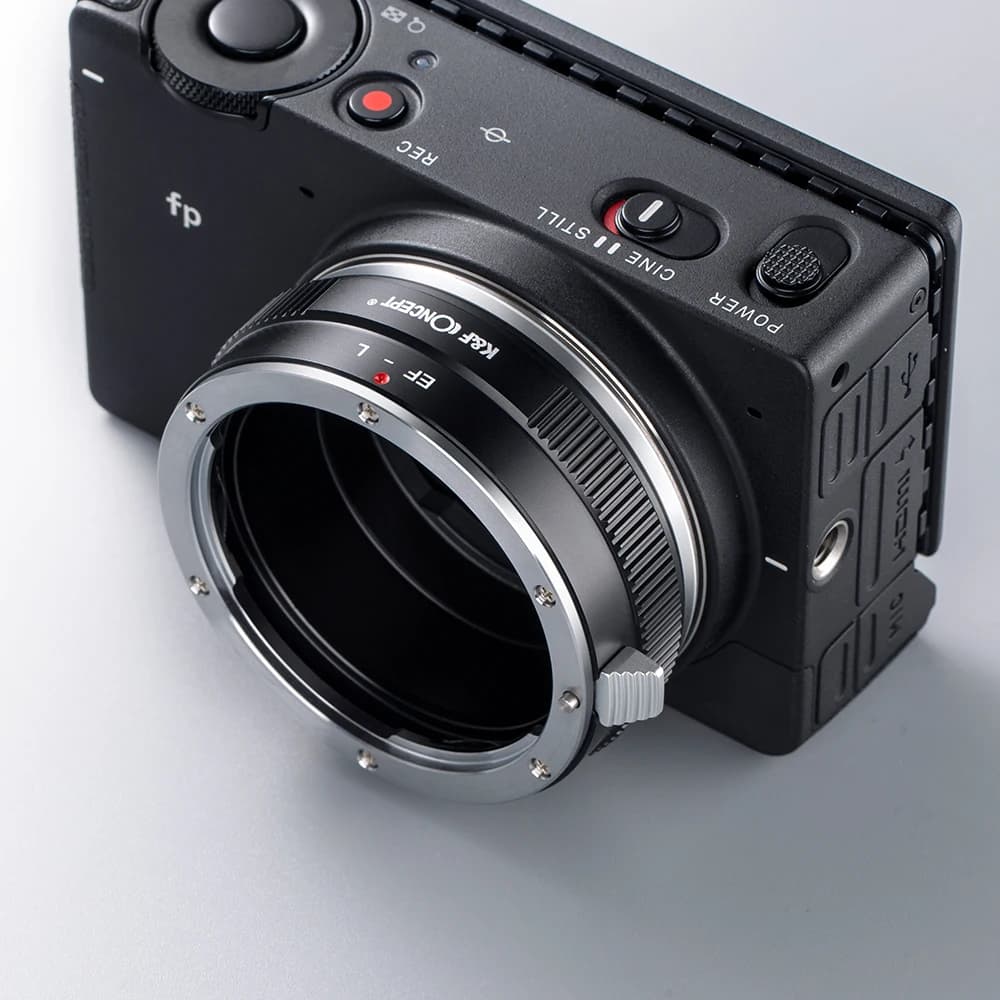 Adaptateur de monture d'objectif K&F CONCEPT EOS-L pour objectif Canon (EF/EF-S) vers boîtier d'appa