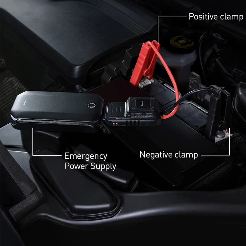 Baseus – démarreur de batterie de voiture, batterie externe, centrale électrique Portable 800A, char