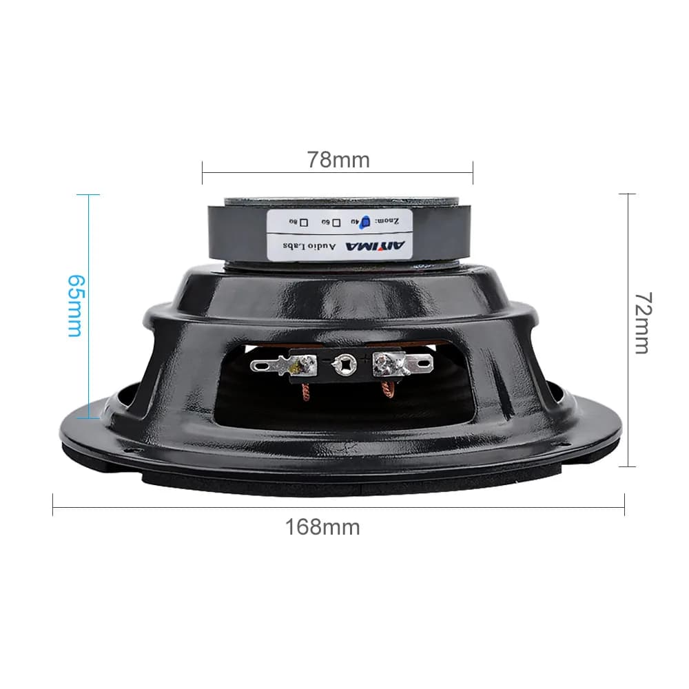 AIYIMA 1 pièce Haut-parleur audio médium-grave 150W 6,5 pouces 4 8 Ohm, amplificateur de son, woofer