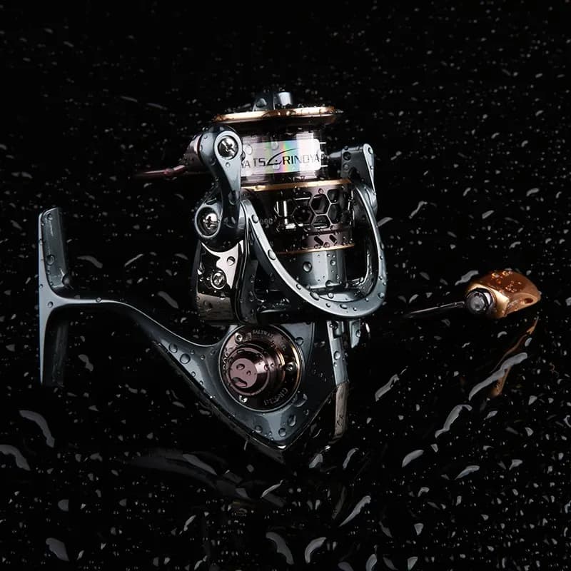TSURINOYA-Moulinet de pêche à la carpe en acier inoxydable, bobine rotative à double bobine, 9 + 1BB