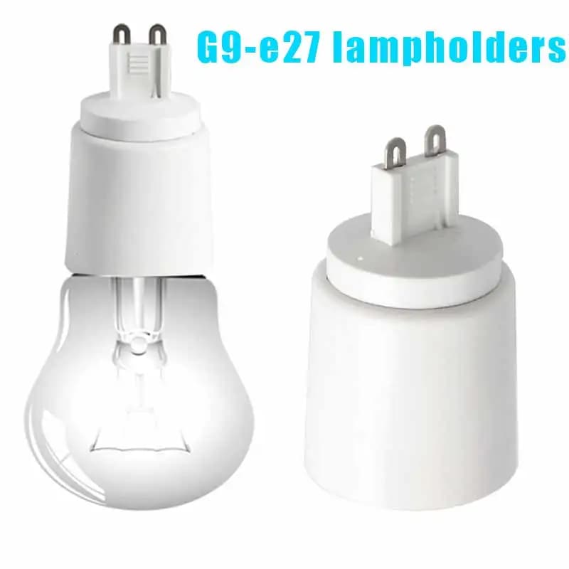 Matériau ABS de haute qualité, Base de douille G9 à E27, support de convertisseur d'adaptateur de la