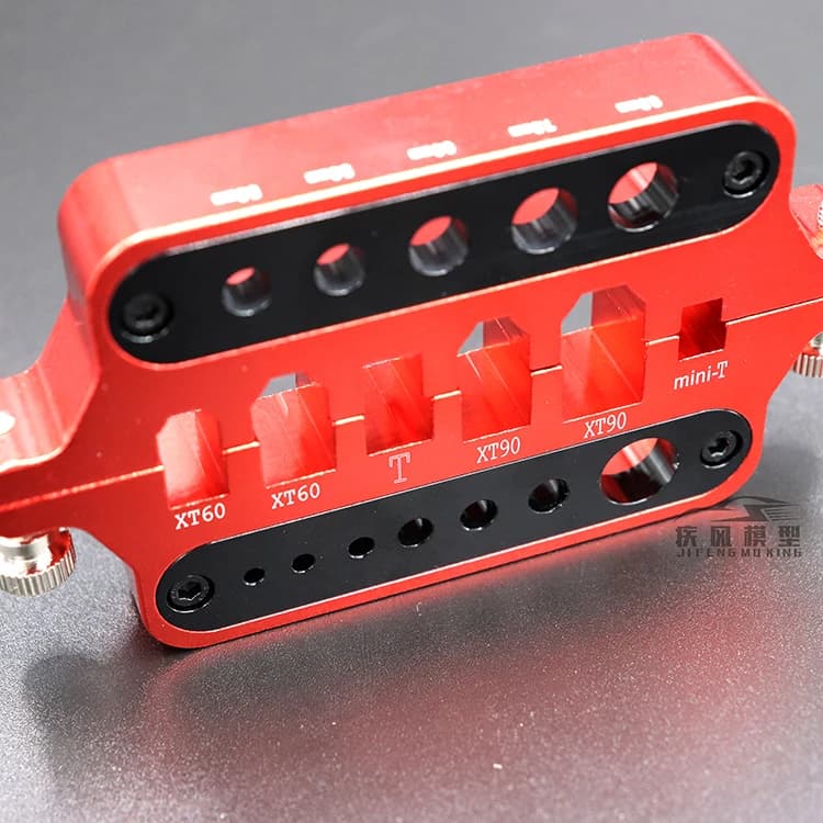Mini porte-outil de soudage rouge en métal RC, modèle de drone de voiture, outil de soudage marin, c
