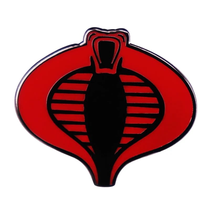Badge symbole GI Joe Cobra, accessoires de bijoux de film