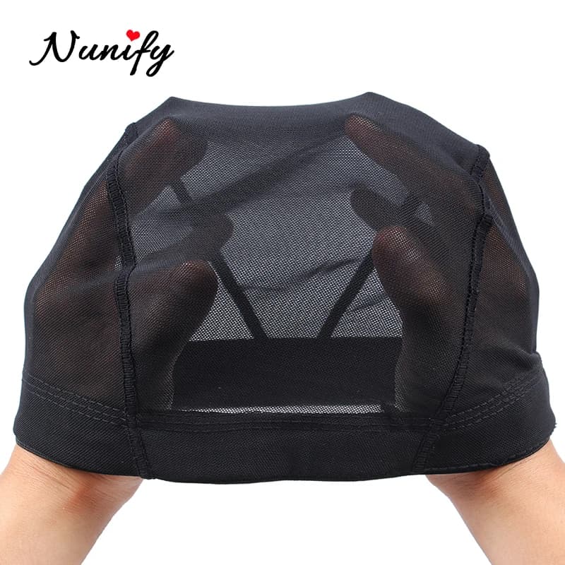 Nunify S/M/L Spandex maille dôme perruque casquette plus facile coudre dans les cheveux extensible t