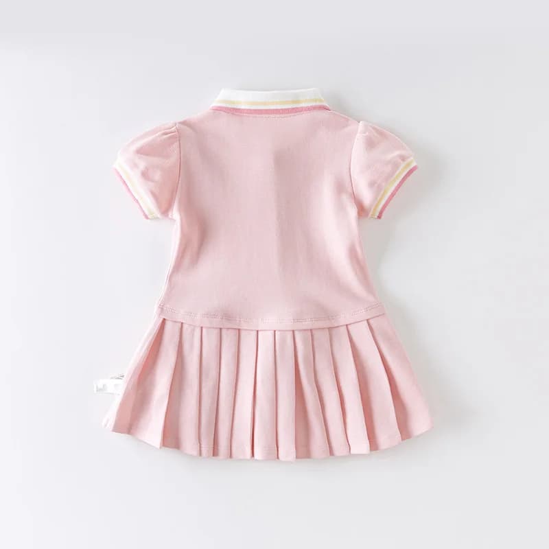 Dave Bella – robe drapée de princesse pour bébé fille, tenue de soirée à la mode pour enfants, vêtem