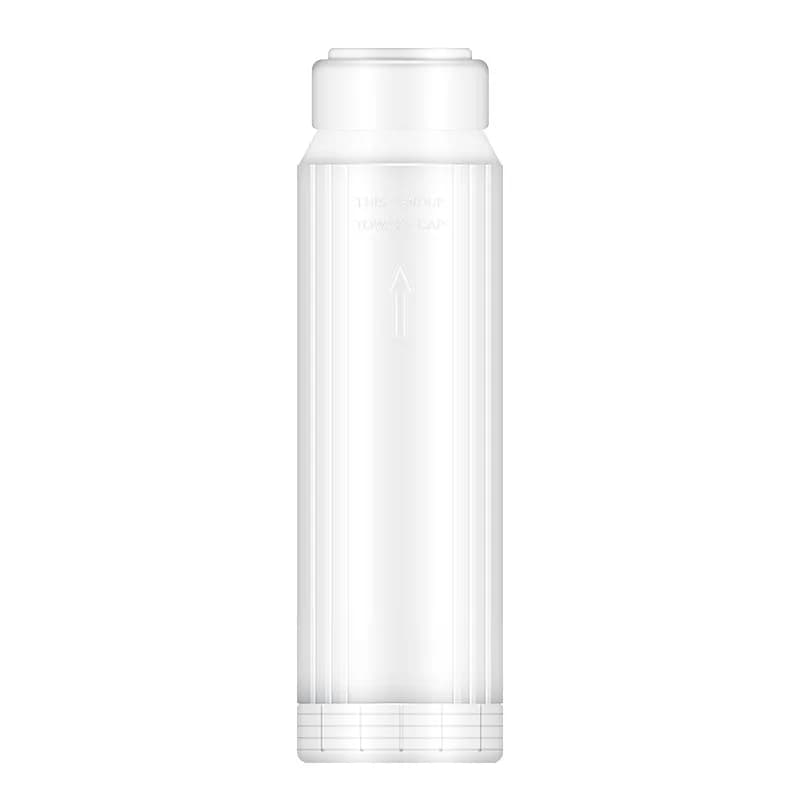 Bouteille de filtre à eau de 10 pouces, 250mm, utilisée pour la boule d'ine combinée en résine, bric