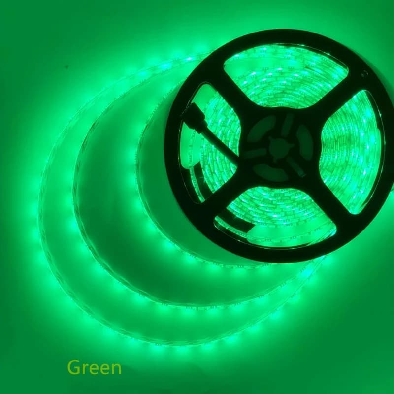 Bande lumineuse LED RGB 2835, 5M, 300 LED, DC 12V, rouge, vert, bleu, blanc chaud, blanc froid, Flex