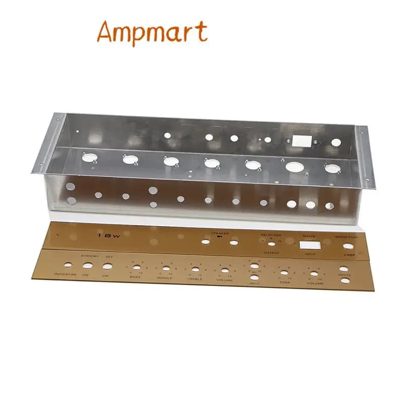 Ampmart – châssis TMB en aluminium de 18 watts avec plaque frontale en acrylique, 1 pièce