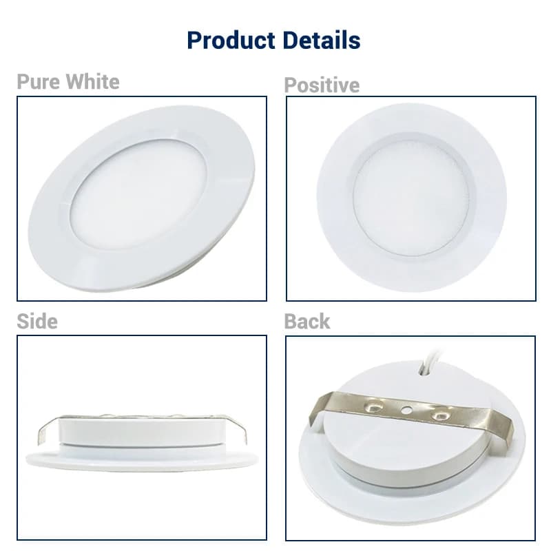Mini Downlight LED 12V Ultra-mince 3W 5W 7W intégré petit projecteur plafond cuisine salle de bains 