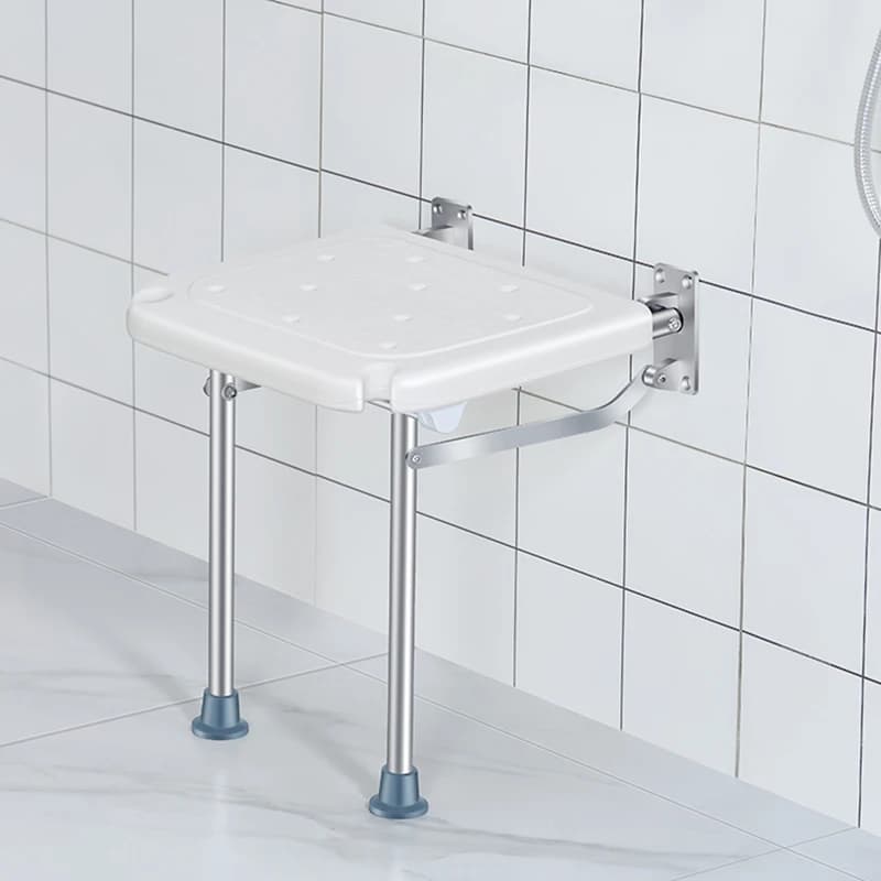 HOFurniture-Tabouret Pliant Mural, Chaise de Porche Ultra Mince, Chaise Pliante de Douche
