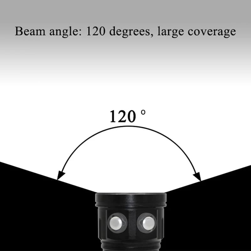 Lampe de poche de plongée sous-marine LED, lumière bleue, blanche, rouge, caméra vidéo de photograph