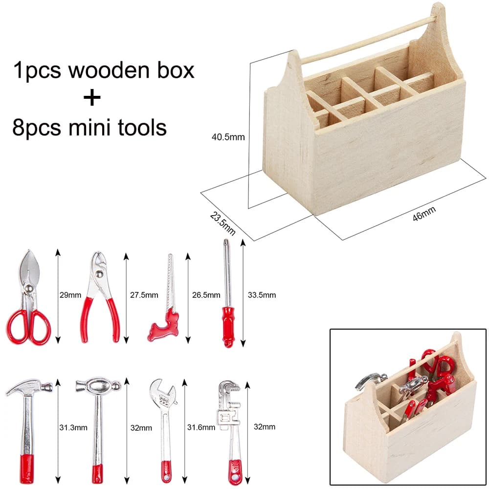 Accessoires à l'échelle 1:10, outils de décoration simulés, pelle, extincteur, bidon d'huile pour vo