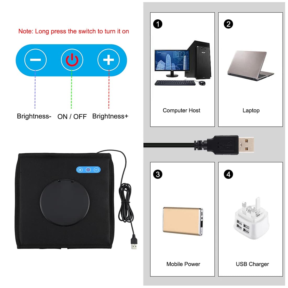 PULUZ Lightbox 80 60 50 40 30cm Photo lumière LED Studio Kits 6 12 arrière-plans de couleur photogra