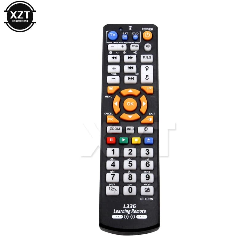Télécommande universelle intelligente IR L336 avec fonction d'apprentissage pour TV CBL DVD SAT STB 