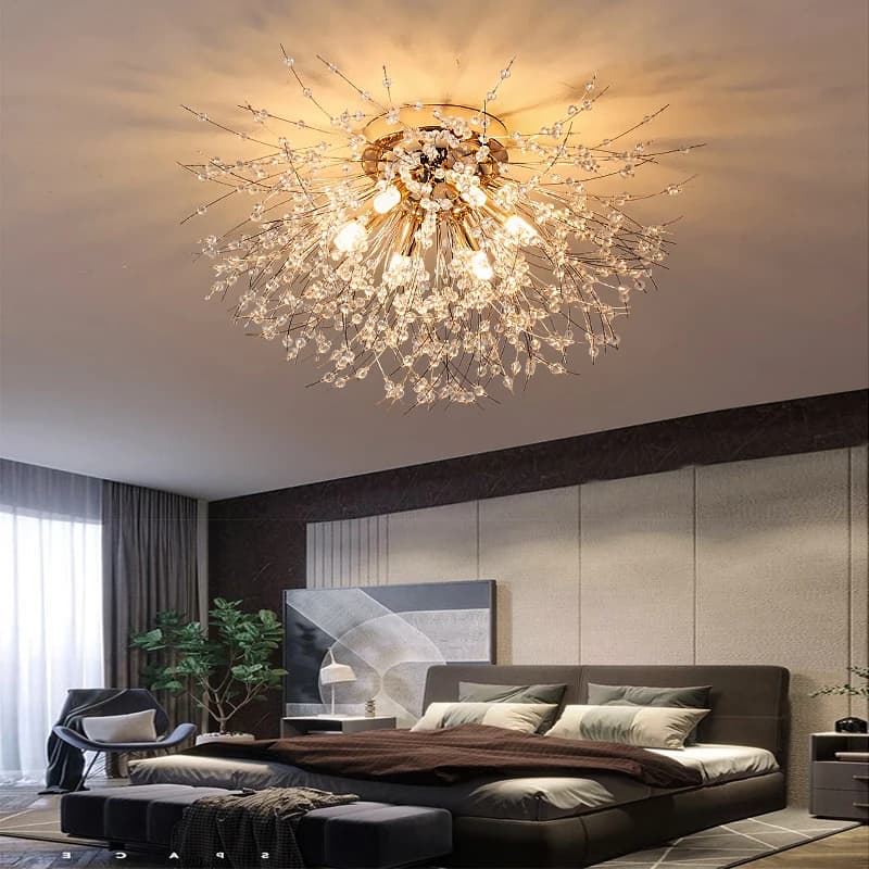 Luminaires suspendus LED modernes en forme de pissenlit pour salon, salle à manger, chambre à couche