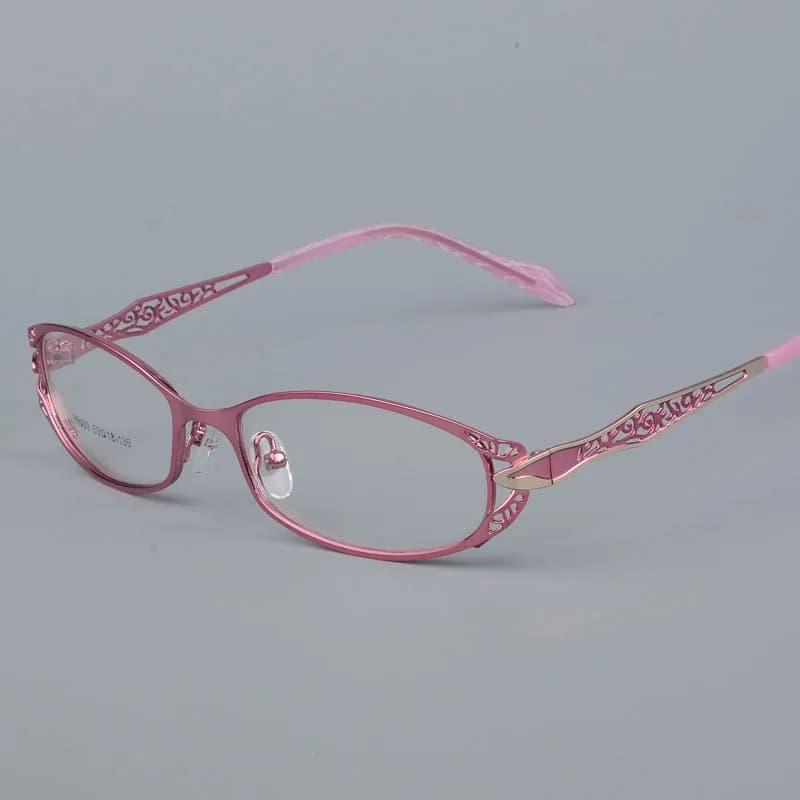 BCLEAR – monture de lunettes optiques pour femmes, monture de lunettes ajourée dorée avec fleur