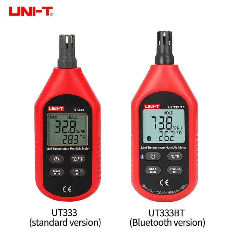 UNI-T UT333 UT333BT hygromètre numérique thermomètre 2 en 1 température humidité mètre Mini capteur 