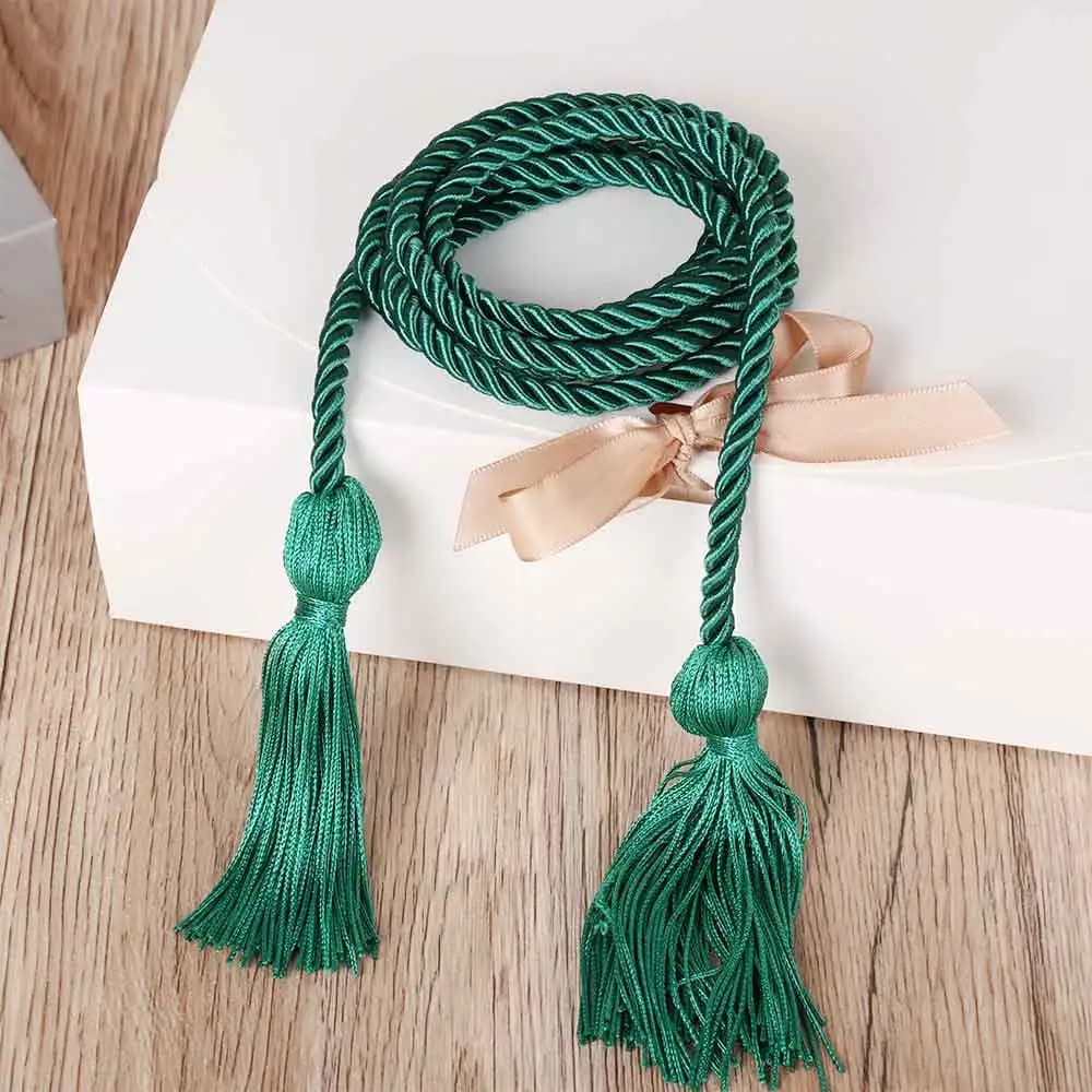 Glands de ULd'honneur de remise des diplômes, fil de polyester, cadeau de robe de célibataire, décor