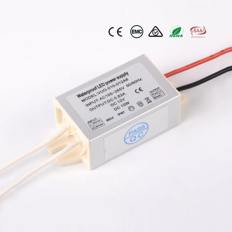 Alimentation LED étanche 10W 20W 45W 220V à 12V, pilote pour projecteurs LED, transformateur IP67